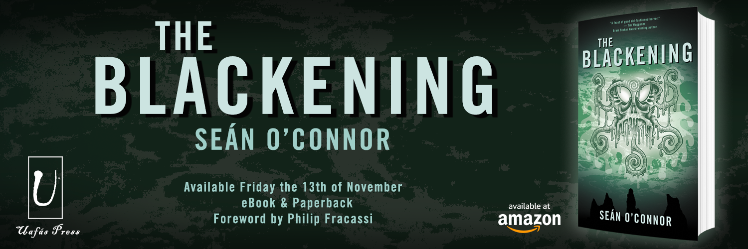 Cover Reveal: THE BLACKENING by Seán O'Connor